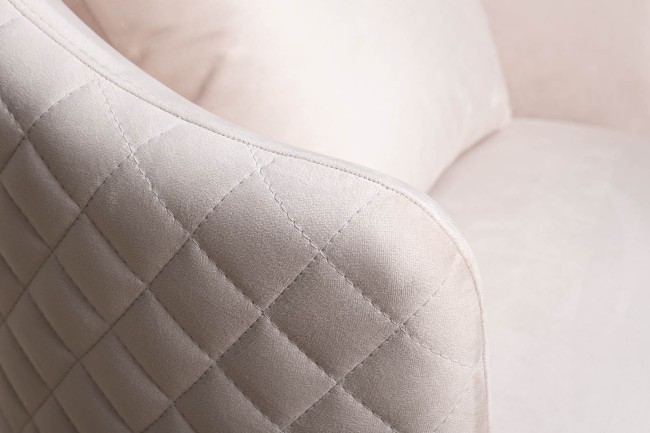 Кресло Verona вращающееся, велюр бежевый Colt 002-BEG/золото 70*77*80см - TT-00011110