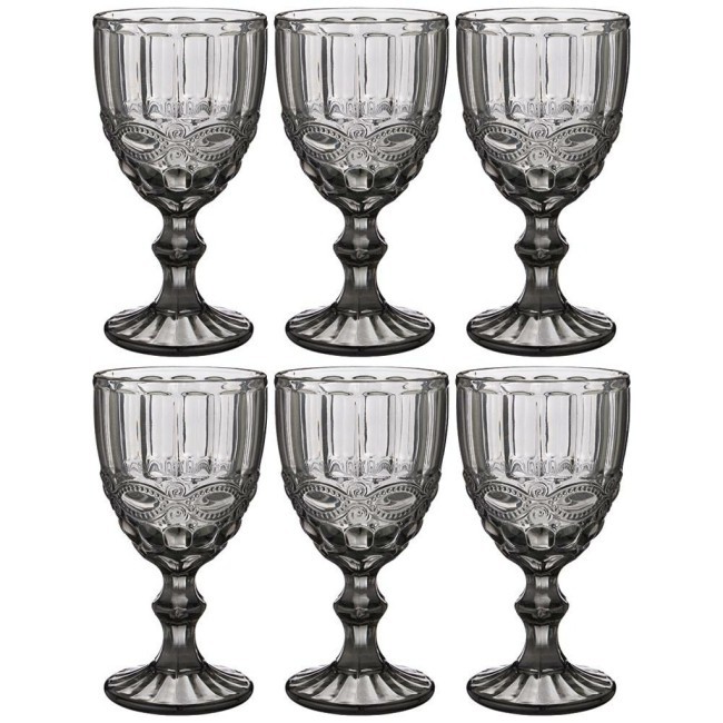 Набор бокалов для вина "серпентина" из 6шт. серия "muza color" 300мл. / в=17 см Lefard (781-107) Набор бокалов для вина "серпентина" из 6шт. серия "muza color" 300мл. / в=17 см Lefard (781-107)