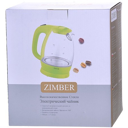 Эл. чайник стекло 1,7л 2200Вт ZM (11176)