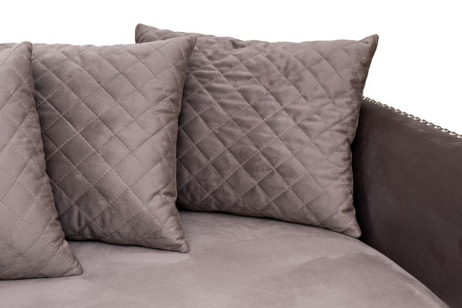 Диван Sorrento 230M трехм. раскл.,велюр сер.Colt017 230*101*86 (TT-00011518)