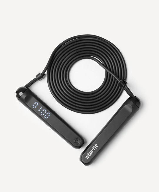 Скакалка STARFIT RP-701, умная, 3 м, черный (2123208) Скакалка STARFIT RP-701, умная, 3 м, черный (2123208)
