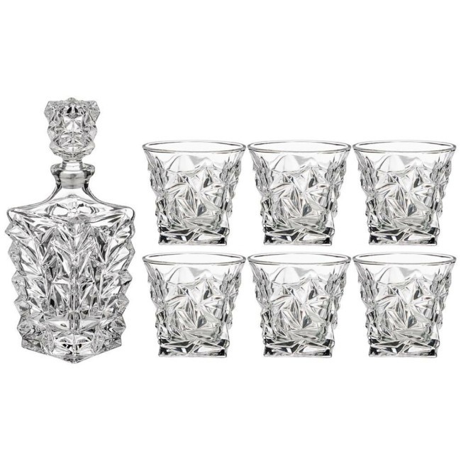 Набор для виски "muza" 7пр.: штоф + 6 стаканов 900/300 мл Lefard (195-211) Набор для виски "muza" 7пр.: штоф + 6 стаканов 900/300 мл Lefard (195-211)