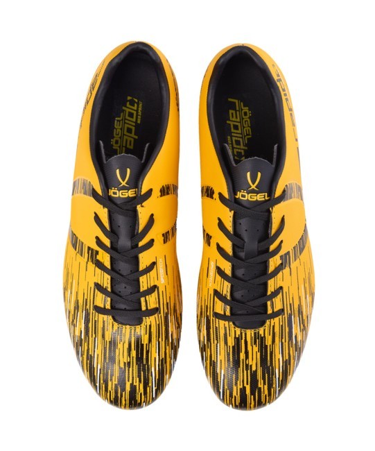 БЕЗ УПАКОВКИ Бутсы футбольные JÖGEL Rapido FG Yellow/black (2134131)