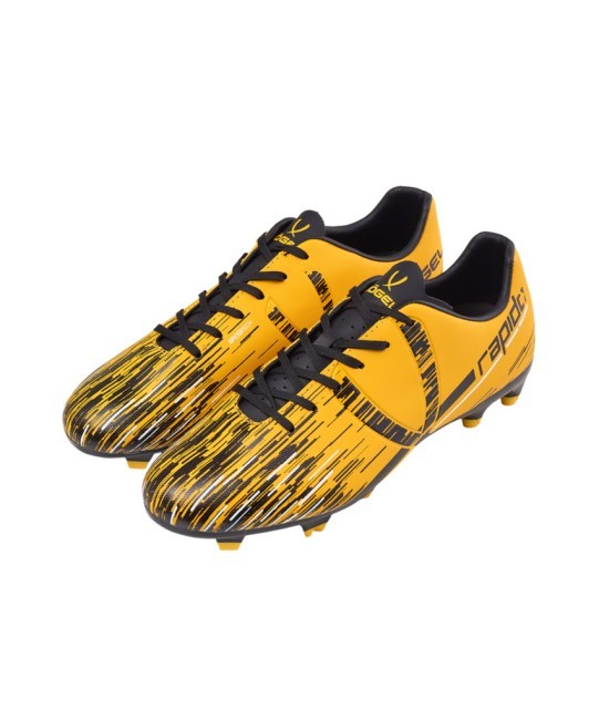 БЕЗ УПАКОВКИ Бутсы футбольные JÖGEL Rapido FG Yellow/black (2134131)