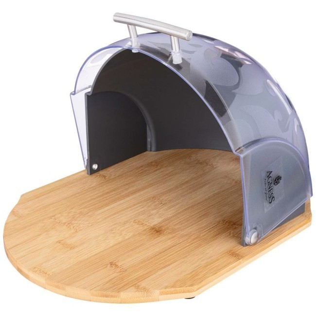 Хлебница agness деревянная с комбинированной крышкой 36*26*20 см Agness (938-069) Хлебница agness деревянная с комбинированной крышкой 36*26*20 см Agness (938-069)