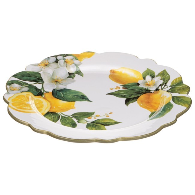 Тарелка закусочная lefard "лемон три" 23*2 см Lefard (358-2395)