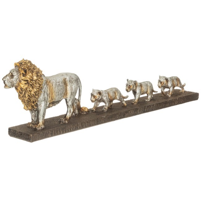 Фигурка декоративная "семья львов" 47х6х13,6см Lefard (146-1858)