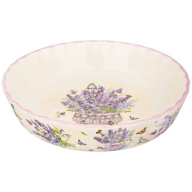 Форма для выпечки "лаванда" круглая 2,1 л 27,5*27,5*6 cм Lefard (536-248)