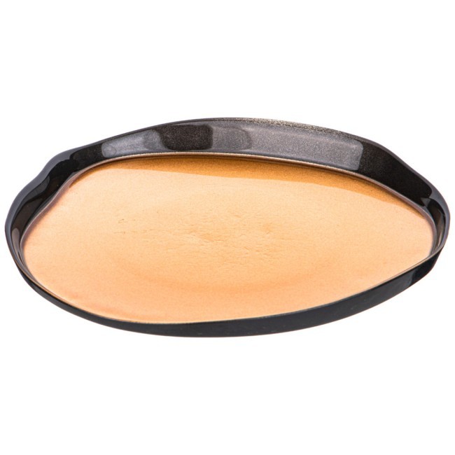 Тарелка сервировочная "bohemia" gold 21см АКСАМ (339-441)