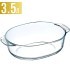 Форма для выпечки высокая 3,5л 34,4х24,5х8,5см стекло LR (28693)
