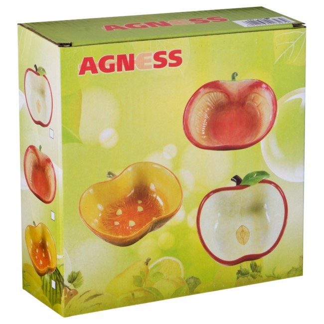 Блюдо для запекания "тыква" 650 мл. 17*17 см. высота=6 см. коллекция "il raccolto" Agness (490-329)