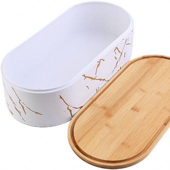 Хлебница 44х21х12,5 угл.сталь/бамбук Mayer&Boch (31398)