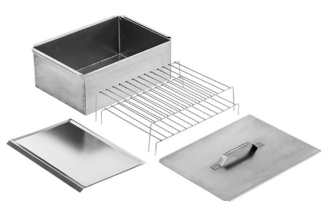 Коптильня двухъярусная с поддоном Стандарт (сталь 0,5 мм) (72006) Коптильня двухъярусная с поддоном Стандарт (сталь 0,5 мм) (72006)