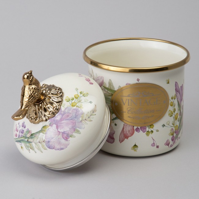 Банка для сыпучих продуктов agness, серия irises 9х9см, 500мл Agness (950-580) Банка для сыпучих продуктов agness, серия irises 9х9см, 500мл Agness (950-580)