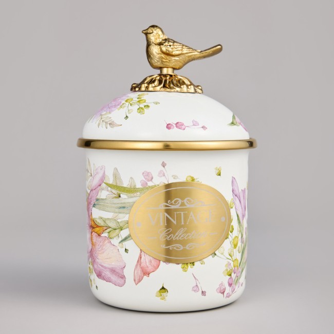 Банка для сыпучих продуктов agness, серия irises 9х9см, 500мл Agness (950-580) Банка для сыпучих продуктов agness, серия irises 9х9см, 500мл Agness (950-580)