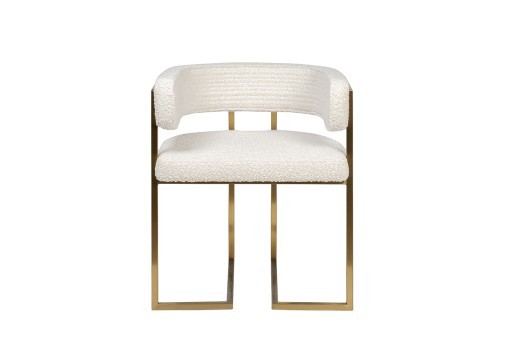 Стул букле бежевый/матовое золото 60*55*73см (TT-00013473)