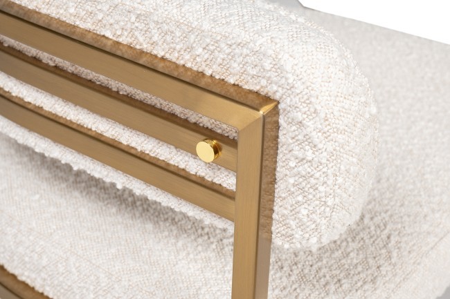 Стул букле бежевый/матовое золото 60*55*73см (TT-00013473)