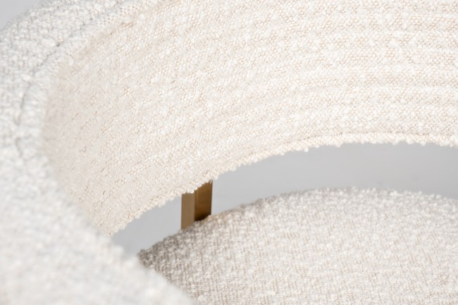 Стул букле бежевый/матовое золото 60*55*73см (TT-00013473)