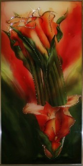 Картина Каллы 3 с кристаллами Swarovski (1511)