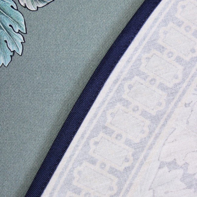 Скатерть круглая "листья морриса"190 см ,100% хлопок ,синий, твил, пропитка Lefard (850-752-22)