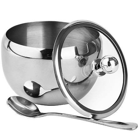 Сахарница 3пр 290мл нерж/ст стекло Mayer&Boch (40505) Сахарница 3пр 290мл нерж/ст стекло Mayer&Boch (40505)