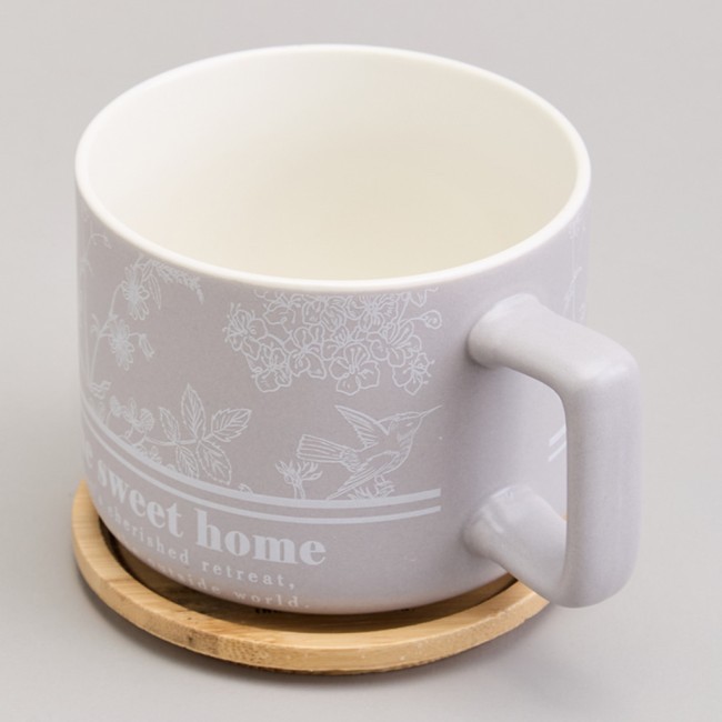 Кружка lefard 400мл с бамбуковой крышкой "loving family" 9.6*8cm Lefard (756-478) Кружка lefard 400мл с бамбуковой крышкой "loving family" 9.6*8cm Lefard (756-478)