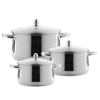 Набор кастрюль 6пр "Swisgold" (х4) " (18063-1)