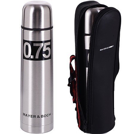 Термос 750мл нерж/сталь чехол-сумка Mayer&Boch (27612) Термос 750мл нерж/сталь чехол-сумка Mayer&Boch (27612)