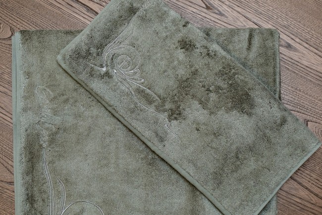 Полотенце Лирика модал зеленое 70*140 (TT-00015199) Полотенце Лирика модал зеленое 70*140 (TT-00015199)