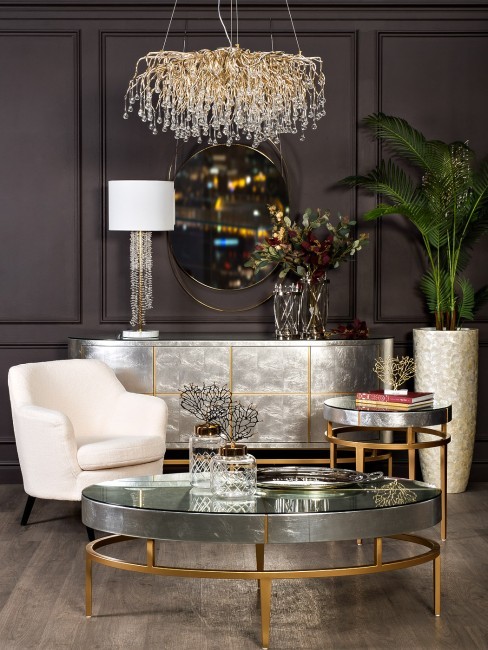 Лампа настольная "Medusa" d43*88см плафон белый (TT-00000584)