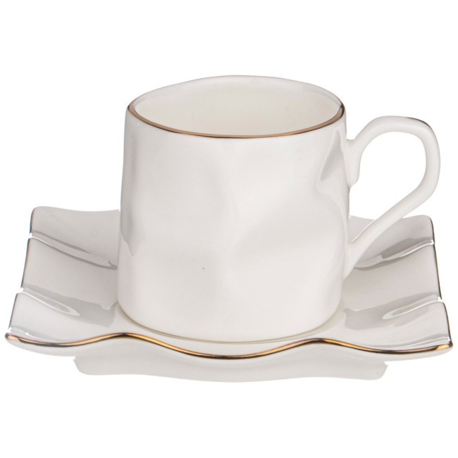 Кофейный набор lefard "раффл голд" на 6 пер. 12 пр. 130 мл (264-992) Кофейный набор lefard "раффл голд" на 6 пер. 12 пр. 130 мл (264-992)