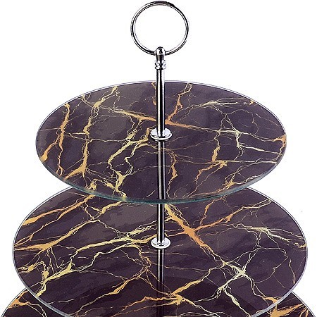 Конфетница 3-ярусная на ножке LR (31505)