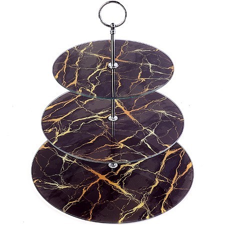 Конфетница 3-ярусная на ножке LR (31505)