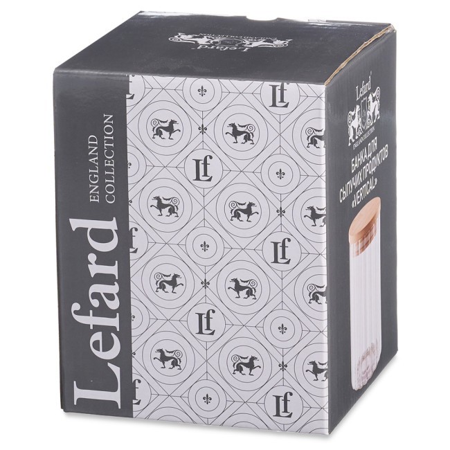 Банка для сыпучих продуктов "vertical" 850 мл/10х13 см Lefard (675-126) Банка для сыпучих продуктов "vertical" 850 мл/10х13 см Lefard (675-126)
