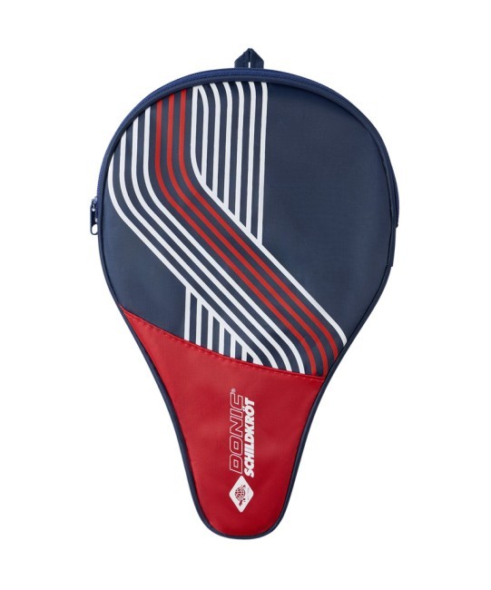 Чехол для ракетки для настольного тенниса Donic Trend Cover, с карманом, синий/красный (2126273)