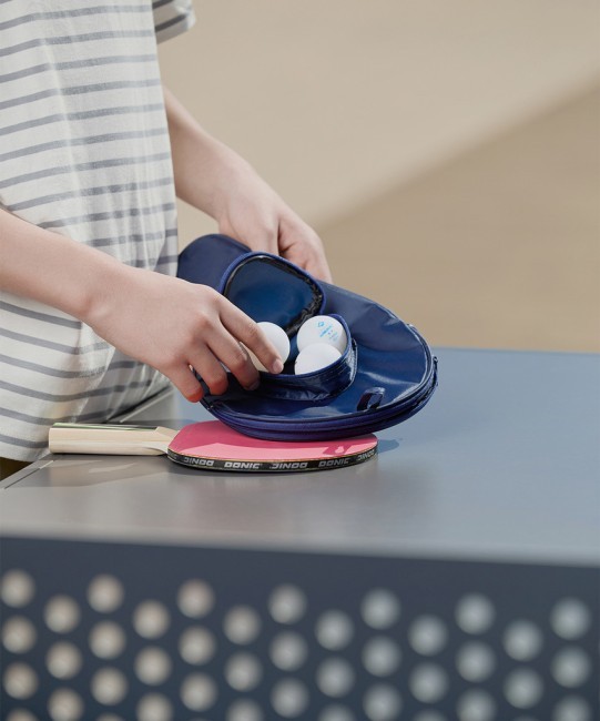 Чехол для ракетки для настольного тенниса Donic Trend Cover, с карманом, синий/красный (2126273)