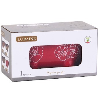 Подставка д/губки 150мл Красный УзорLR (30688)