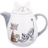 Заварочный чайник "озорные коты" 1000 мл 19,5*12,5*17,6 см Lefard (188-156)