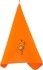 Вафельное полотенце 50*70см "петух" 100% хлопок, оранжевое с вышивкой" SANTALINO (850-532-61)