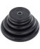 Диск обрезиненный Starfit BB-202 d=26 мм, стальная втулка, черный, 5 кг (998365)