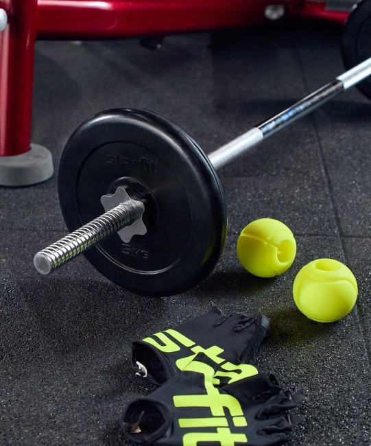 Диск обрезиненный STARFIT BB-202 d=26 мм, стальная втулка, черный, 5 кг (998365) Диск обрезиненный STARFIT BB-202 d=26 мм, стальная втулка, черный, 5 кг (998365)