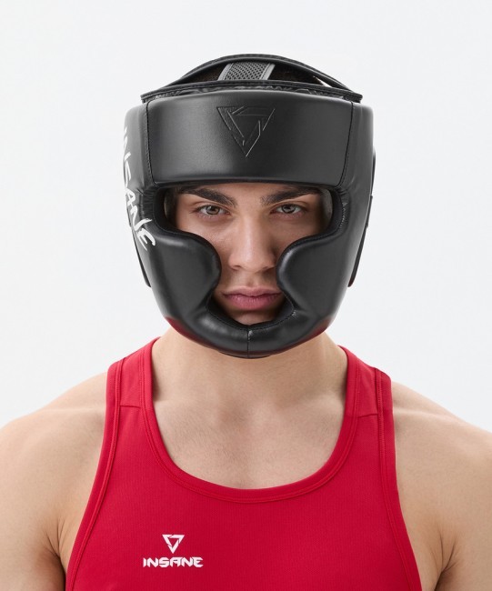 Шлем закрытый INSANE IMPACT, ПУ, черный (2117794)