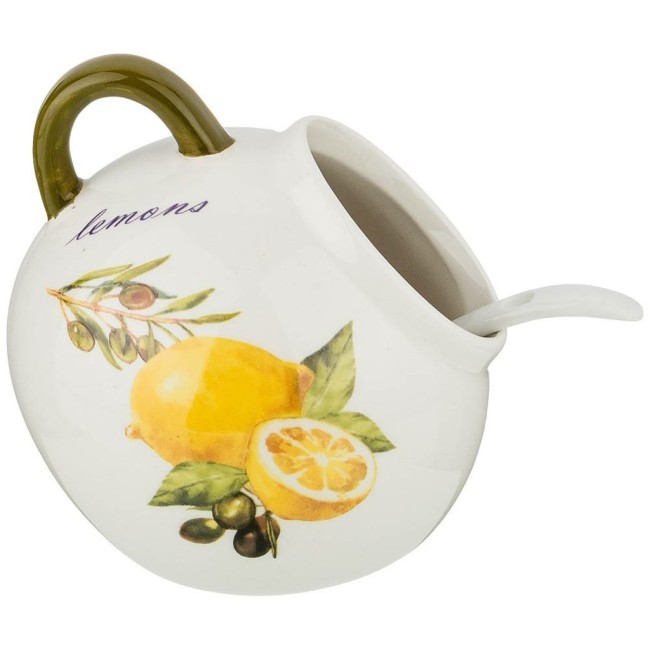 Солонка с ложкой agness "лемон три" 9,5*10 см 170 мл Agness (358-1593) Солонка с ложкой agness "лемон три" 9,5*10 см 170 мл Agness (358-1593)