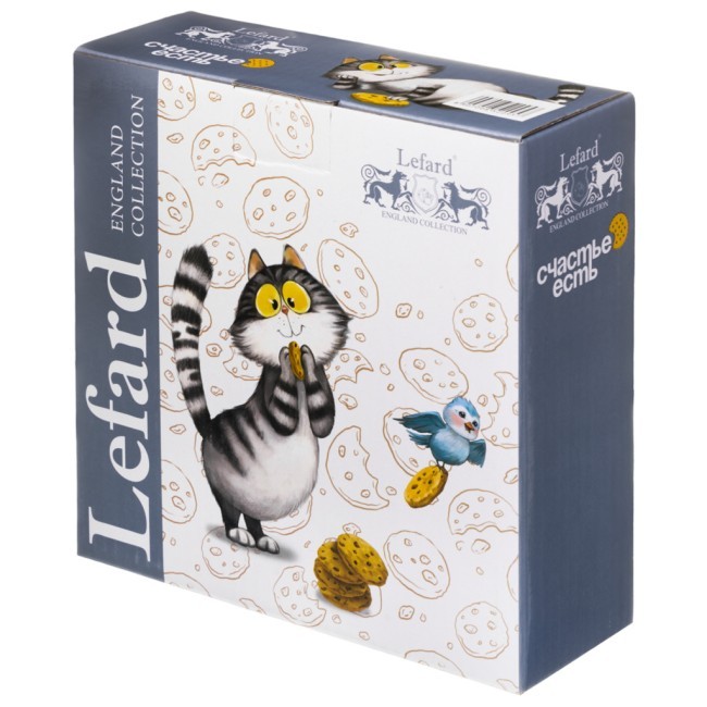 Салатник lefard "счастье есть" 15,5*5 см 600 мл Lefard (85-2095)