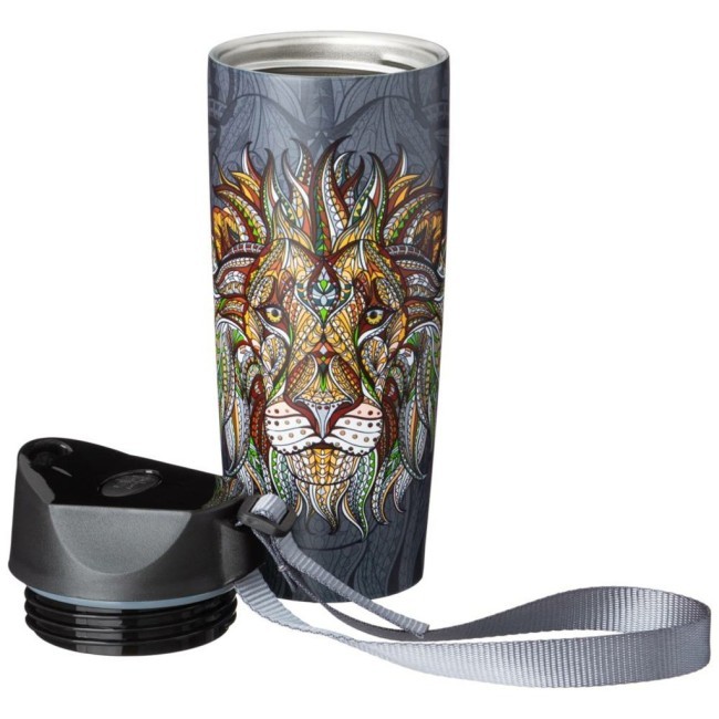 Термокружка agness "лев" с кнопкой-стоппером, 360мл колба нерж.сталь 18/10 Agness (709-086) Термокружка agness "лев" с кнопкой-стоппером, 360мл колба нерж.сталь 18/10 Agness (709-086)