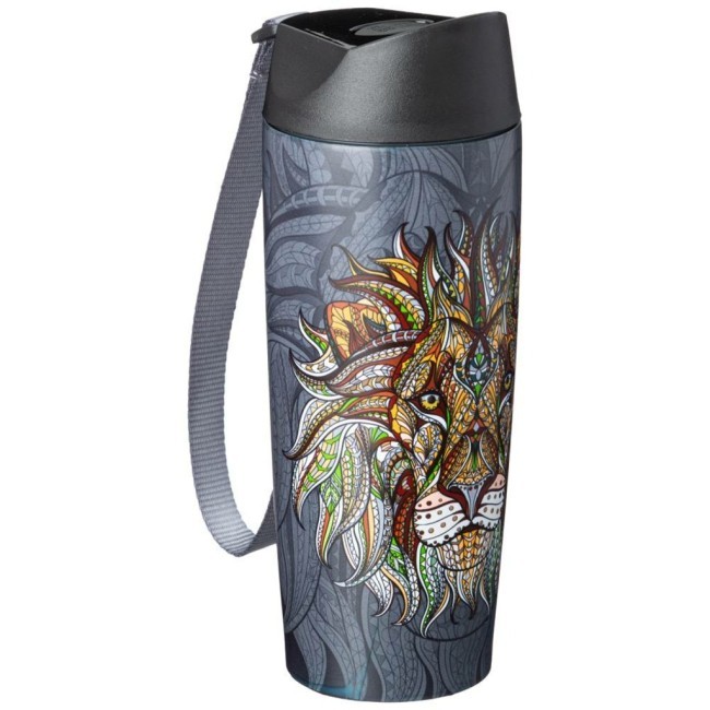 Термокружка agness "лев" с кнопкой-стоппером, 360мл колба нерж.сталь 18/10 Agness (709-086) Термокружка agness "лев" с кнопкой-стоппером, 360мл колба нерж.сталь 18/10 Agness (709-086)