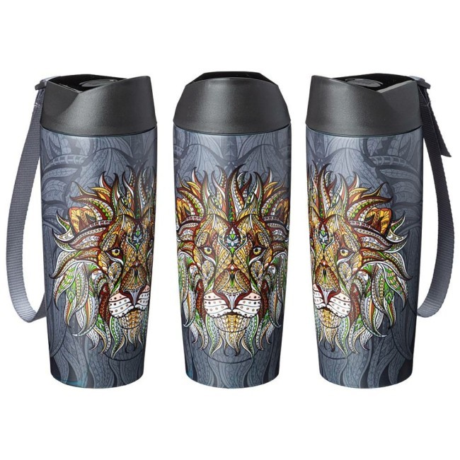 Термокружка agness "лев" с кнопкой-стоппером, 360мл колба нерж.сталь 18/10 Agness (709-086) Термокружка agness "лев" с кнопкой-стоппером, 360мл колба нерж.сталь 18/10 Agness (709-086)