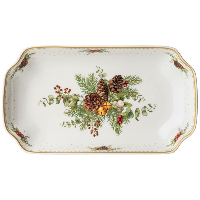 Блюдо lefard "celebration" глубокое 25*14*4 см Lefard (54-611)