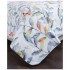 Одеяло летнее стёганное 170х220см,"гармоника",хлопок 100%+слайтекс,цветы+серый, сатин SANTALINO (985-413)