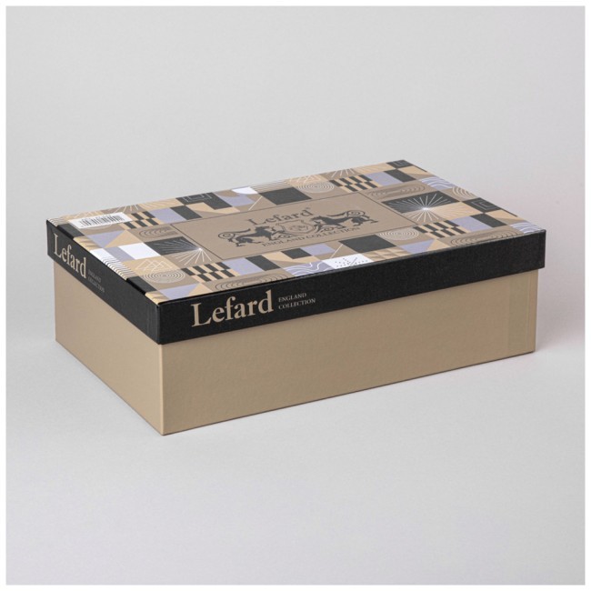 Чайный набор lefard "top style" на 2 пер. 4 пр. 250 мл бежевый, светло-серый Lefard (42-545)